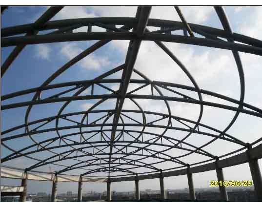 介休中煤朔州宾馆管桁架工程
