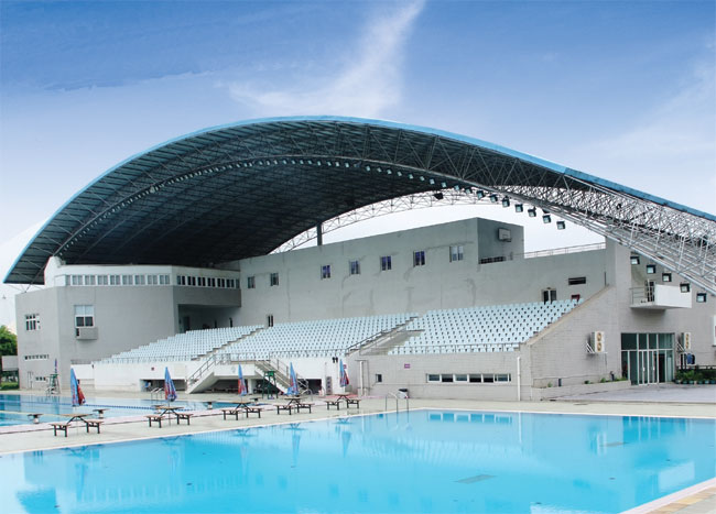 介休游泳馆网架